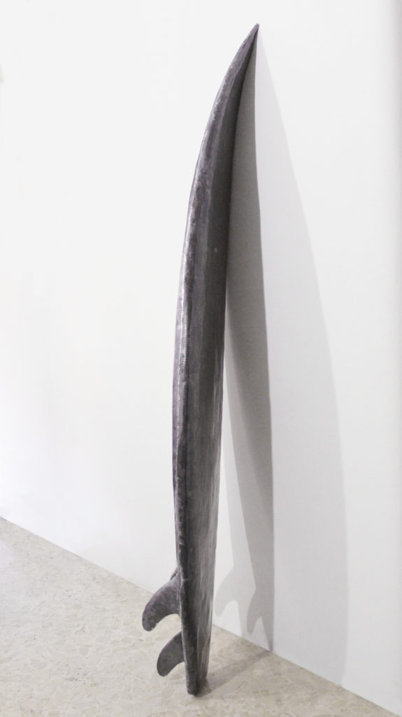 you don’t have to be afraid love (part). piombo e vetroresina cm.185x45x16 kg.30,5. 2015